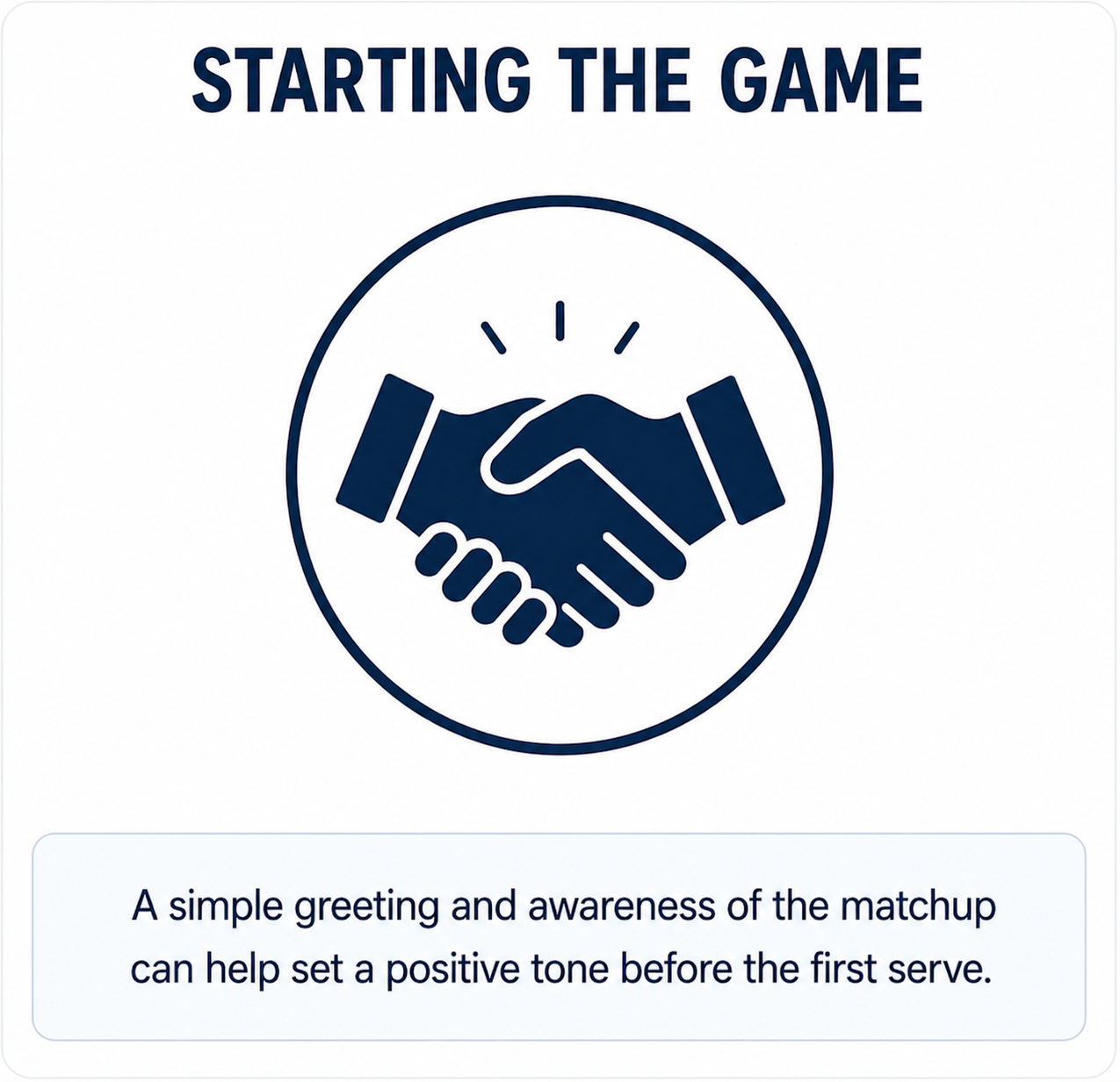 Starting the Game pickleball strategy diagram