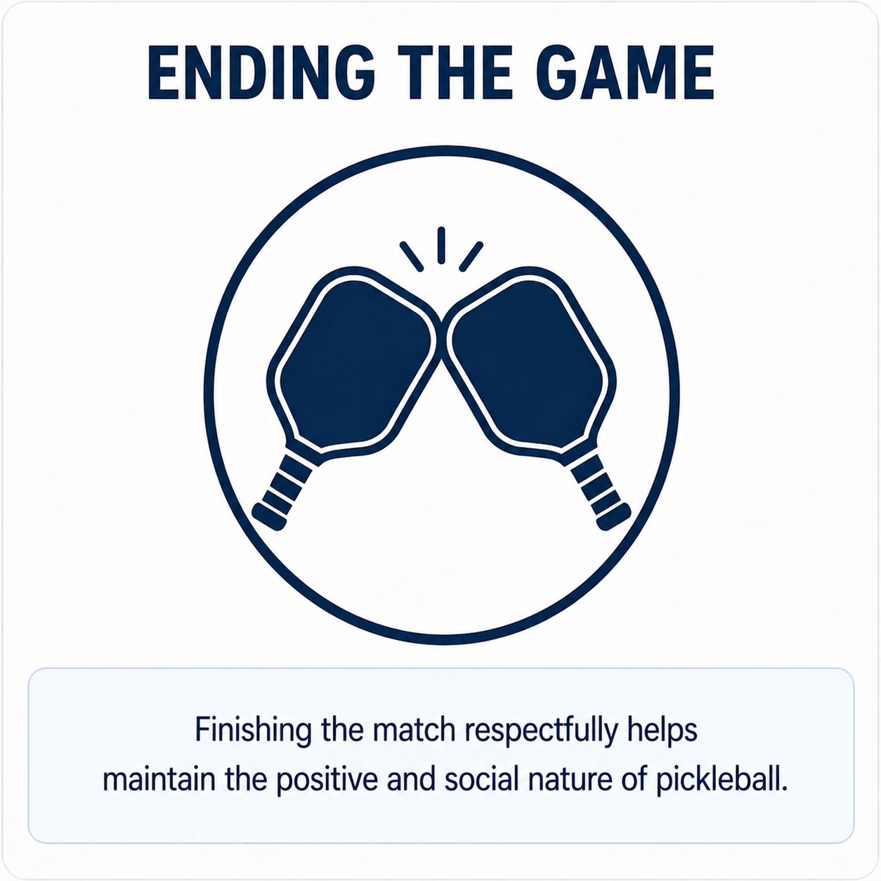 Ending the Game pickleball strategy diagram
